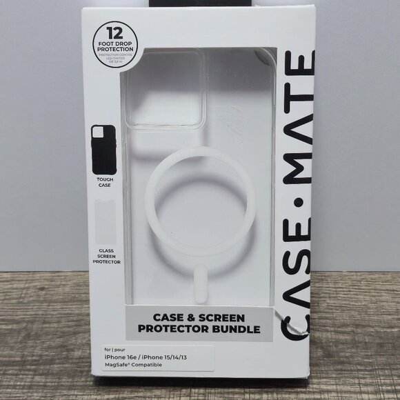 case-mate Other - CaseMate Cell Phone Case & Screen Protector iPhone 16e/15/14/13